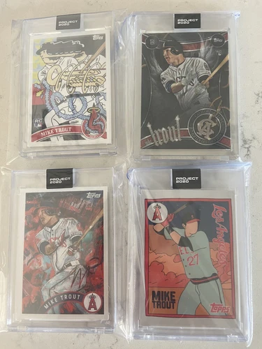 Mike Trout Project 2020 Complete Set Includes Ermsy #4 Only 2911 Possible Sets