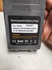 Replacement Lithium Rechargeable Battery Pack 4000mAh for Dyson DC62,