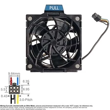 Fan System Cooling Server Cooler HP 677417-001 685043-001 PFR0912XHE ML350E Gen8