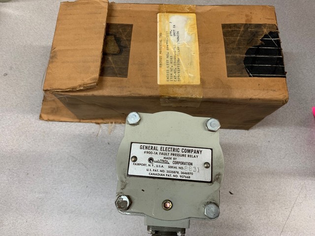 GE General Electric 900-1a Fault Pressure Relay for sale online | eBay