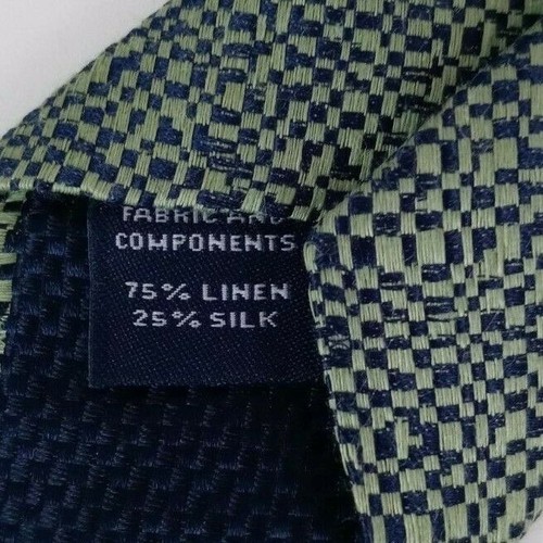 Cremieux Green Tie With Dark Blue Flecks Design - Picture 6 of 6