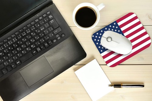 United States Flag Mouse Pad - Picture 3 of 3