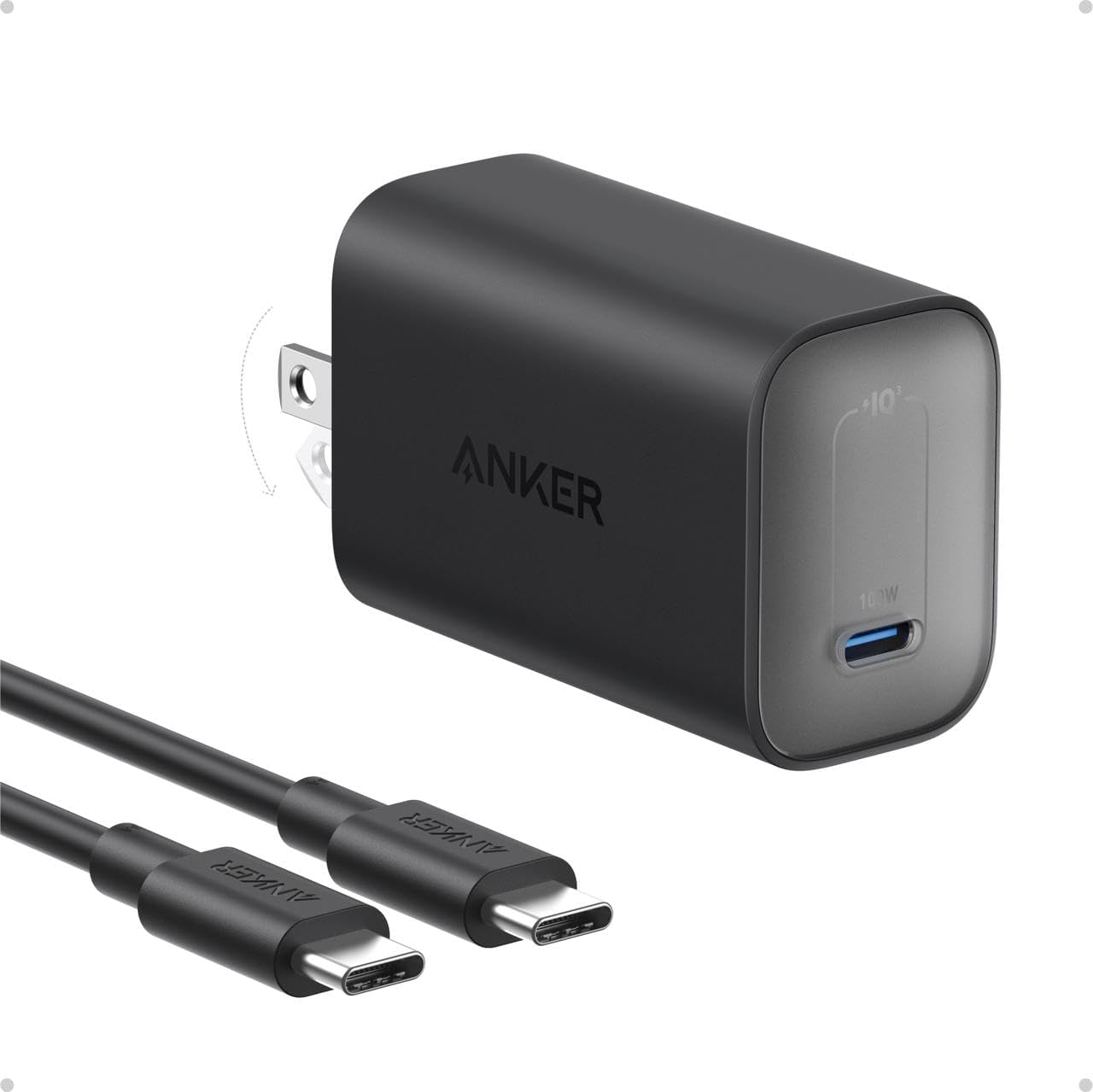 100W Nano Fast Charger for MacBook iPhone & All Devices Foldable Design