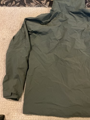 Chaqueta verde con cremallera completa Patagonia para hombre talla grande RN 51884 usada con capucha - Imagen 10 de 15