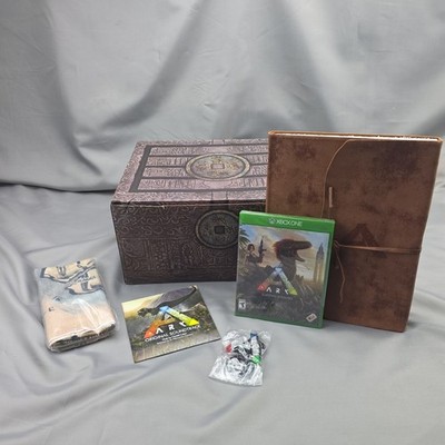 Xbox One Ark Survival Evolved Collectors Edition Sealed Game Journal Map Necklac