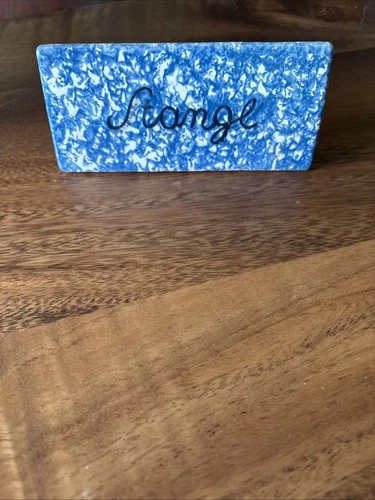 Vintage Stangl TOWN AND COUNTRY Blue & White Rare Store Display Pottery