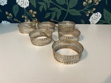 ANTIQUE STERLING SILVER 4799 SALT CELLAR SET OF (6)