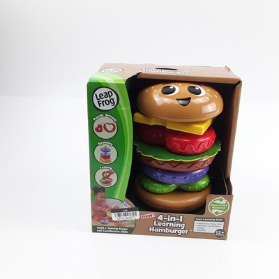 LeapFrog 4-in-1 Learning Hamburger Plastic Fabric Baby & Toddler Toys 12 Months+