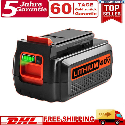 36V  Akku Für Black+Decker 40V Li-Ion BL20362 LBX2040 LBXR36 LHT2436 4Ah