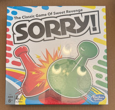 Hasbro Sorry Game "Classic Board Game  Of Sweet Revenge" 2020 Ages 6+ New In Box