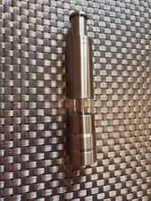 NEW Fletchers' Mill Stainless-Steel Pump  Grind Pepper, SALT Mill One-Hand