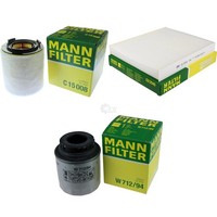 Mann Inspektionspaket FüR VW Polo 1.2 TSI Seat Ibiza IV Skoda Roomster Fabia II