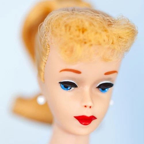 Vintage 1960s Mattel Ponytail Barbie Blonde #5 Doll Restored Let’s Dance #978