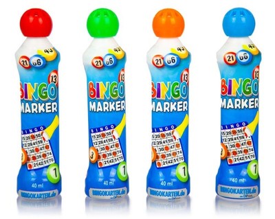 BingoMarker oder Bingo Dabber 4 Farben