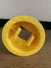 Vintage Fisher Price Little People Sesame Street Clubhouse Yellow Cable Spool