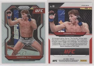 2021 Panini Prizm UFC Silver Prizm Darren Till #80