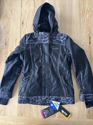 Divas Snow Gear jacket Lace Collection Small Thinsulate Black Reflective Warm