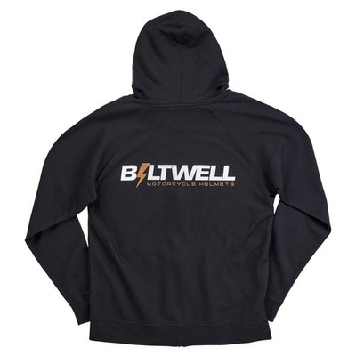 Biltwell Felpa Mit Kapuze Und Reißverschluss Bolts Schwarz Größe 2XL