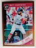 Matt Carpenter 2018 Panini Donruss Optic Bronze Prizm #143 St. Louis Cardinals 