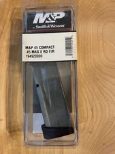 Smith & Wesson M&P 45acp Compact Finger Rest 8 Round Factory New Magazine Clip