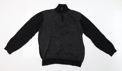 Matalan Herren Sweatshirt schwarz Full Zip Größe L