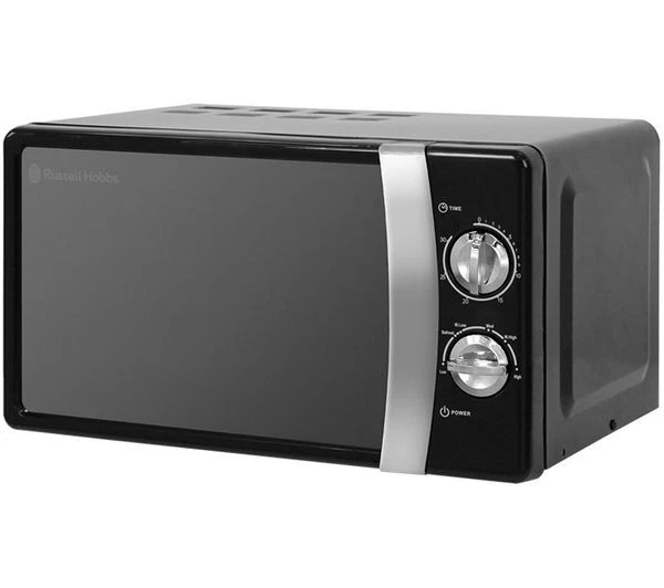 Russell Hobbs RHMM701B 17L 700W Compact Manual Control Solo Microwave Oven