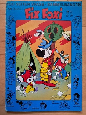 Fix + Foxi Sammelband Nr.18 von 1967 mit Nr.621, 622, 623 FF-Kartei, Posterteil