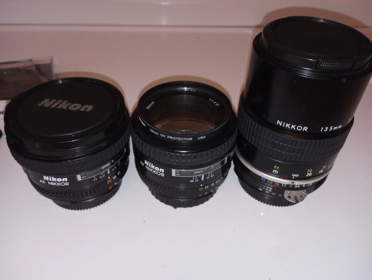 Objectif Nikon Nikkor 135mm F/2.8 Pre AI - Monture F - Avec Bulle De Protection
