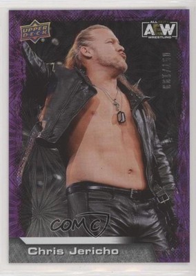 2022 Upper Deck AEW All Elite Wrestling Purple Pyro 57/199 Chris Jericho #1 2q1