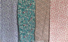 COUPON de TISSU neuf pour Vetement viscose fleurs VINTAGE à choisir le coupon