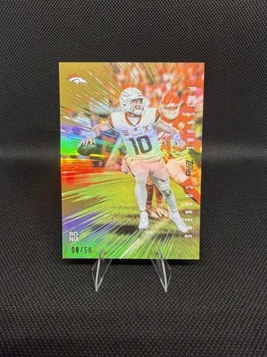 2026 Topps Flagship Football Bo Nix Broncos Pressure Cookers Gold PC-2 08/50
