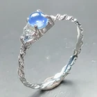 Jewellery Natural Apatite Ring 925 Sterling Silver Size 7.75 /R462910