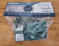 Floral Candle Stakes variety 4 1 taper, 1 Hurricane, 1 3 pillar stake