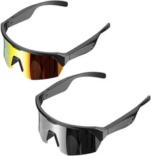 Sport Bluetooth Smart Audio Sunglasses,Upgrade Smart Sunglasses UV Protection.