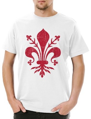 Medici Symbol Herren T-Shirt Wappen Coat Of Arms Cosimo Giovanni Florenz Lorenzo