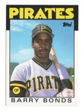 1986 Topps Traded #11T Barry Bonds XRC RC Rookie Pirates MLB Baseball Card. rookie card picture