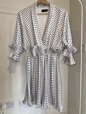 PLT Polka Dot Plunge Dress Size UK 12