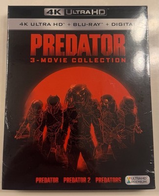 Predator 3-Movie Collection 4K Ultra HD + Blu-ray + Digital Copy HDR - Brand New