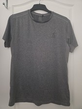 Gymking Mens Grey Running Tshirt Size M