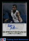 2012-13 Panini Prestige #63 Andrew Nicholson Prestigious Picks Signatures