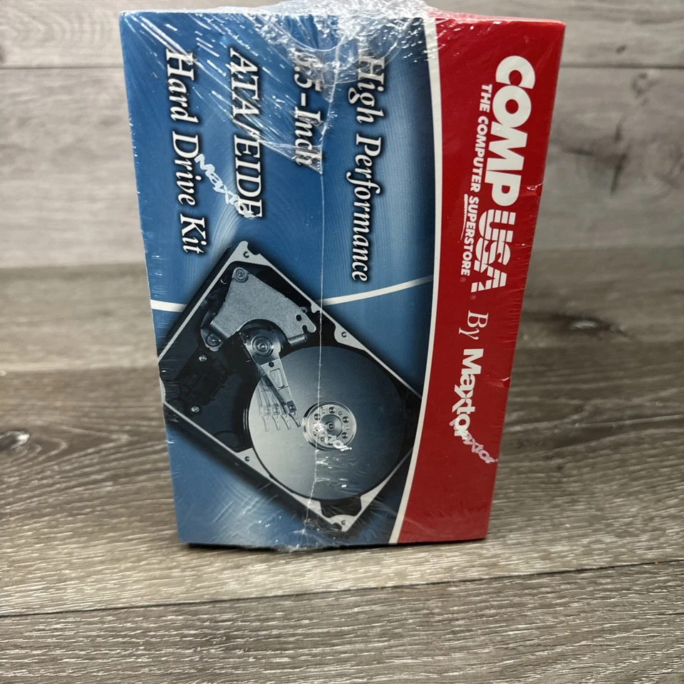 Vintage CompUSA Maxtor Hard Drive HDD 60Gb 7200rpm Ultra ATA /133 ~New Sealed - Image 2 of 4