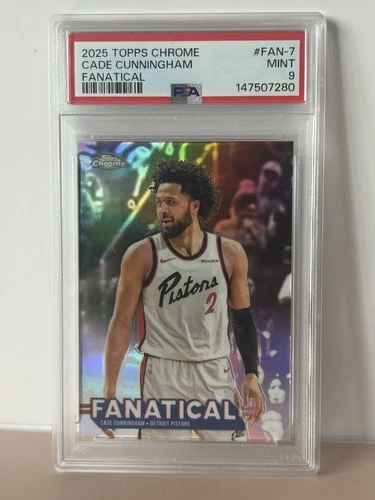 2025 Topps Chrome Cade Cunningham Base (PSA 9)