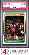 1988 FLEER #110 NATE McMILLAN SUPERSONICS PSA 10