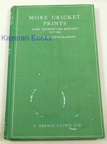 3x Vintage Books By R C Robertson-Glasgow 49 Not Out & Cricket Prints c1945 - Picture 10 of 18