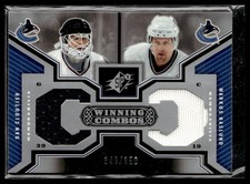 2005-06 SPx Winning Combos Dan Cloutier/Markus Naslund 848/350 Vancouver Canucks