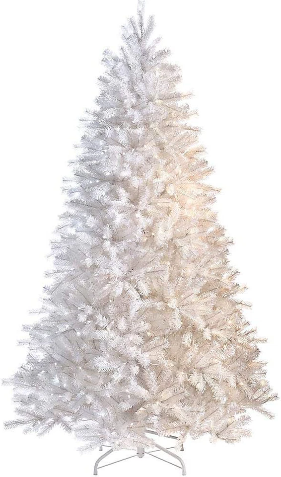SHATCHI Weihnachtsbaum Christbaum 150cm 350 Spitzen 130 LEDs Baum künstlich 439