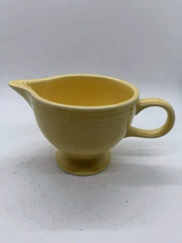 Vintage Fiestaware Yellow Creamer  With  Handle