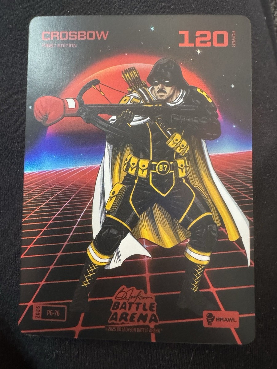 Bo Jackson Battle Arena Crosbow Sidney Crosby Icon Steel Battlefoil Griffey Set