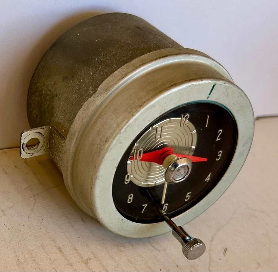 Reloj eléctrico MoPar Chrysler Imperial tablero 1956 original usado como nuevo funciona 56 Foto 2 de 4