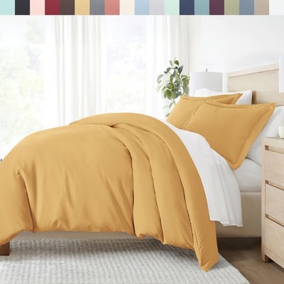 Linen Market Duvet Cover Queen (Gold) - Experience Queen/Full, Gold 